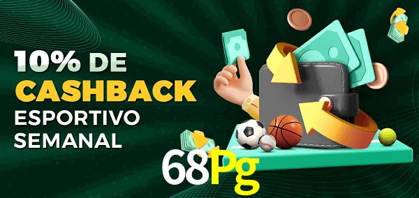 10% de bônus de cashback na 68Pg